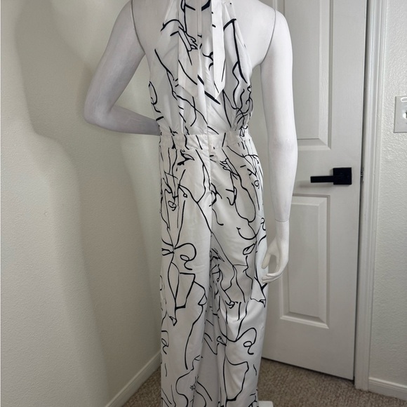 Unbranded Black and White Abstract Jumpsuit Size M. #322 - Picture 9 of 17